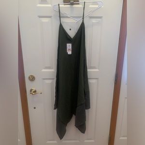 Tommy Bahama scarf dress, tea leaf green color, nwt, size S/M